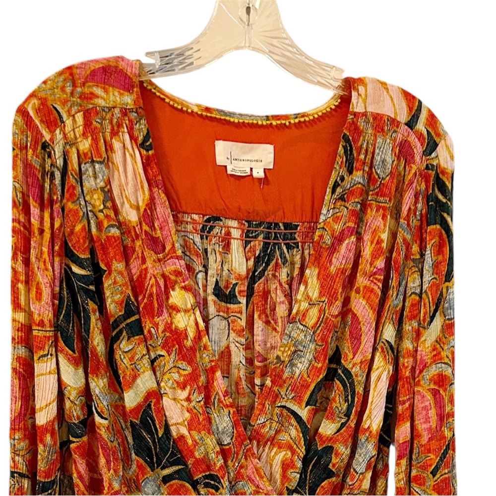 Anthropologie Adeline - Long Sleeve Surplice Top - Picture 5 of 7